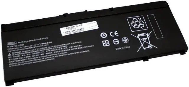 Main image of Powerwarehouse SR03XL compatible battery for HP Pavilion 15-dc 17-cd Omen 15-dc 11.55V 53Whr