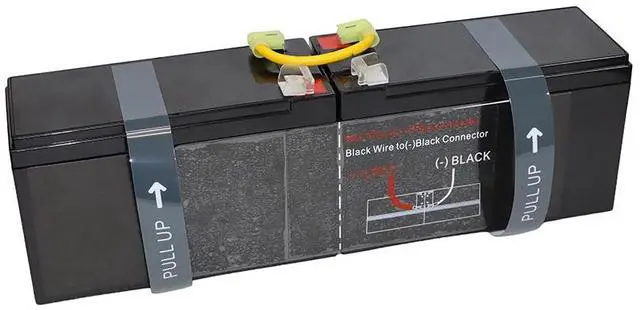 Alt view image 2 of 2 - Powerwarehouse RB1290X2E-PW replacement battery compatible RB1290X2E CP1500AVRLCD3, CP1350AVRLCD3, BRG1500AVRLCD2 24V 9A