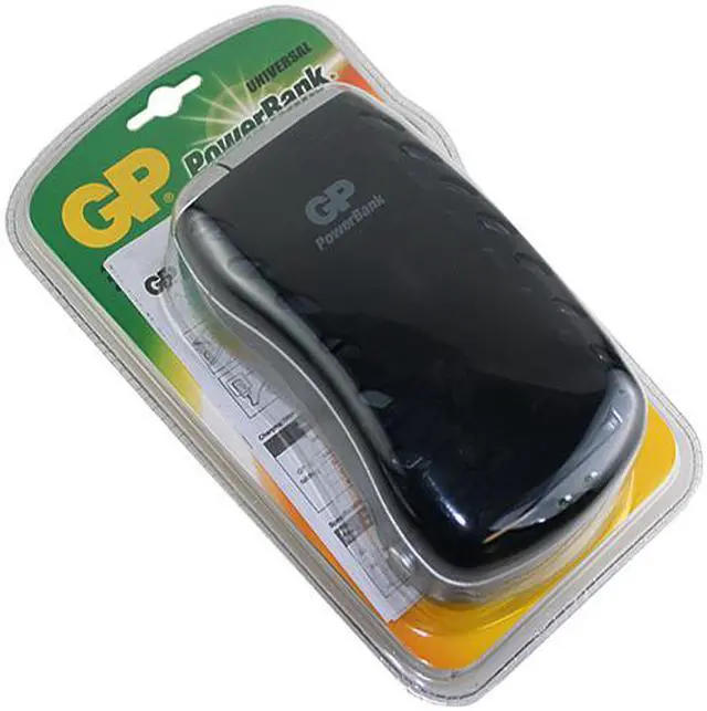Main image of GP Universal Battery Charger for NiMH batteries. Economical Battery Charger for ALL Battery Sizes (AA, AAA, C, D, 9V)