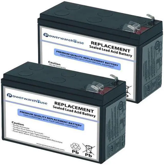 Main image of Powerwarehouse APC Back UPS Pro BP420 UPS Battery - Premium Powerwarehouse 12V Lead Acid Battery Catridge #2 (2 Pack)