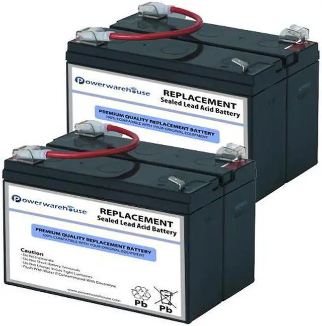 Main image of Powerwarehouse APC BK650M UPS Battery - Premium Powerwarehouse 12V Lead Acid Battery Catridge #3 (2 Pack)