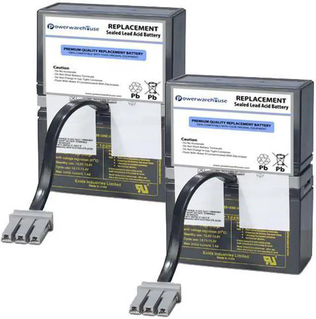 Main image of Powerwarehouse APC BX1200 UPS Battery - Premium Powerwarehouse 24V Lead Acid Battery Catridge #32 (2 Pack)