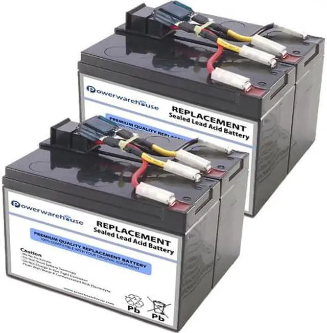Main image of Powerwarehouse APC SIA750ICH-45 UPS Battery - Premium Powerwarehouse 12V Lead Acid Battery Catridge #48 (2 Pack)