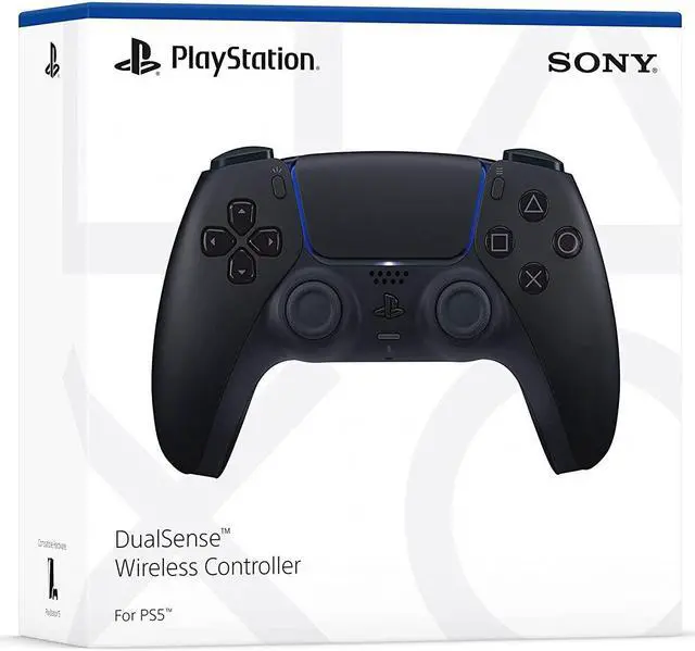 Alt view image 3 of 3 - PlayStation 5 Disc Console and PlayStation 5 - DualSense Wireless Controller - Midnight Black