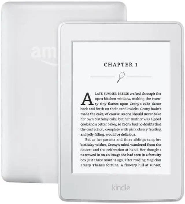 Main image of Kindle Paperwhite E-reader - White, 6" High-Resolution Display (300 ppi) with Built-in Light, Wi-Fi