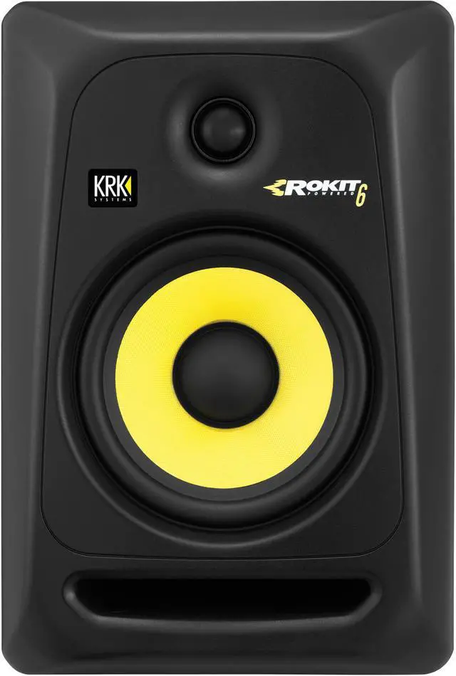 Alt view image 4 of 5 - KRK RP6G3-NA Rokit 6 Generation 3 Powered Studio Monitor, White, Single Speaker