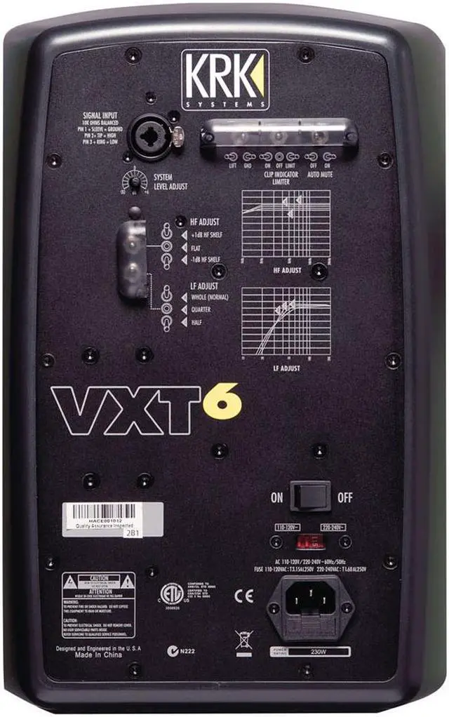 Alt view image 4 of 5 - KRK VXT6 Series 2 Active Powered 6" Monitor
