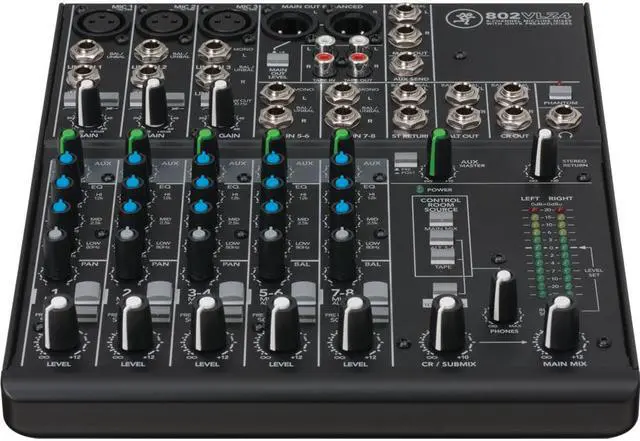 Alt view image 3 of 20 - Mackie 802-VLZ4 8 Channel Mixer
