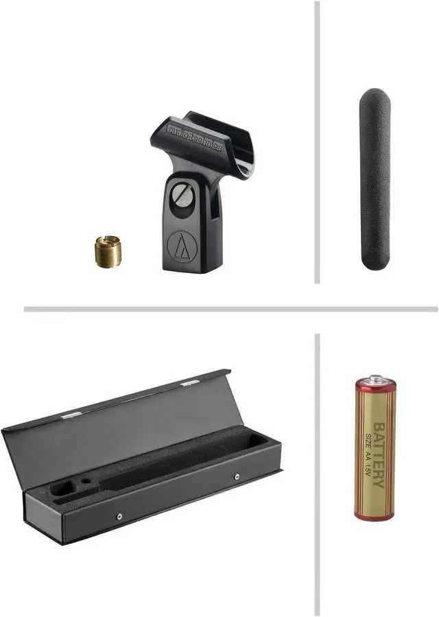 Alt view image 3 of 6 - Audio Technica AT8035 Shotgun Condenser Microphone Shotgun Mic