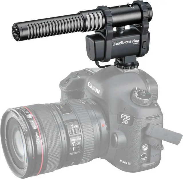 Alt view image 9 of 20 - Audio-Technica AT8024 Stereo/Mono Camera-Mount Microphone