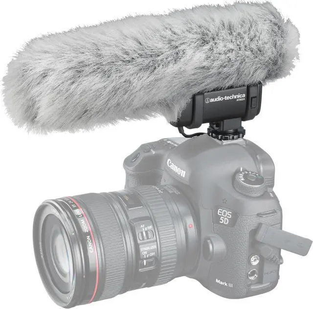 Alt view image 11 of 20 - Audio-Technica AT8024 Stereo/Mono Camera-Mount Microphone