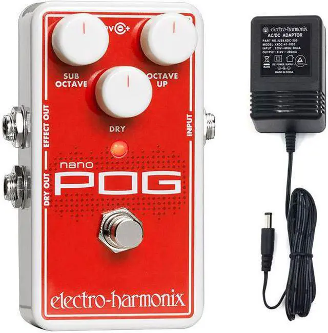 Alt view image 4 of 20 - Electro-Harmonix Nano POG Polyphonic Octave Generator Guitar Effects Pedal