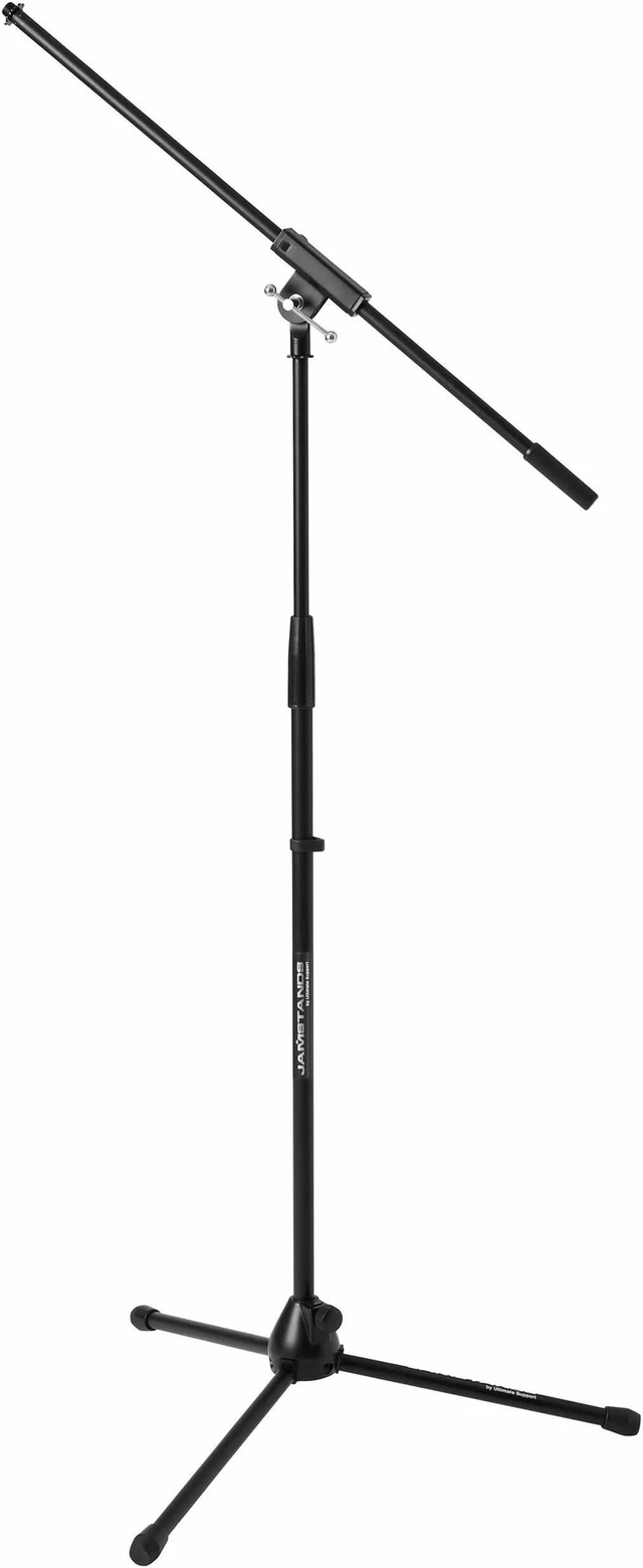 Alt view image 5 of 20 - Ultimate Support JS-MCFB6PK | 6-Pack Tripod Mic Stands with Boom Arms | Includes Carry Bag