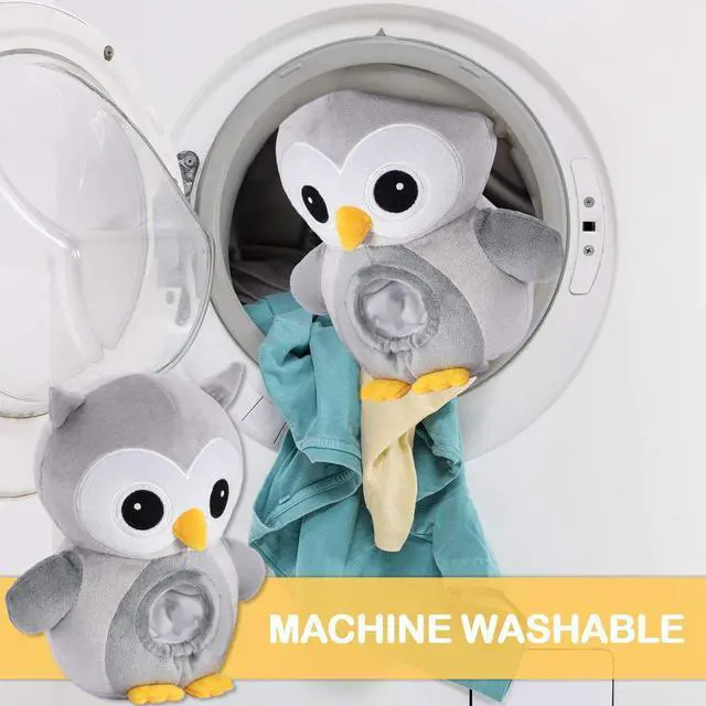 Alt view image 5 of 7 - ZooPond Owl Baby Night Light and Sound Machine, Crib Toys with Music and Lights, Infant Sleep Aid, White Noise Machine for Baby (Gray)