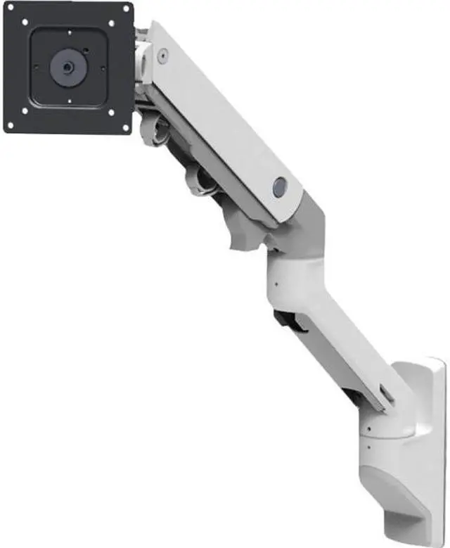 Alt view image 9 of 12 - EROGOTRON HX Wall Mount Monitor Arm, White, 45-478-216