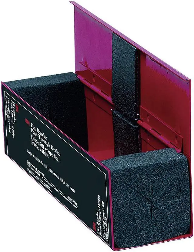 Alt view image 4 of 4 - 3M PT4SD Pass-Through Device,Square,4 In.