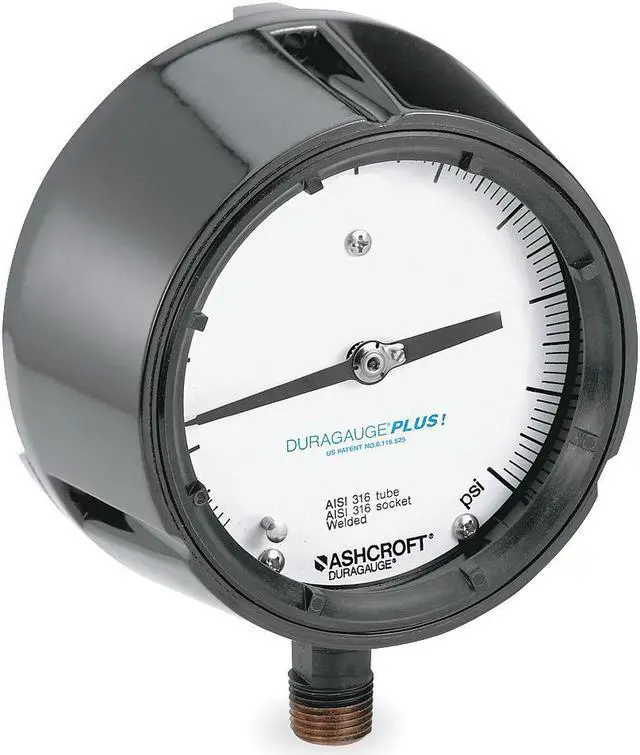 Alt view image 2 of 4 - ASHCROFT 451279SS04LXLL300 Process Pressure Gauge, 0 to 300 psi, 4 1/2 in Dial,