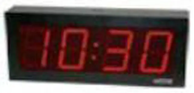 Alt view image 4 of 4 - Valcom VIP-D440A IP PoE 4 Digit, 4 inch Digital Clock, Part No# VIP-D440A