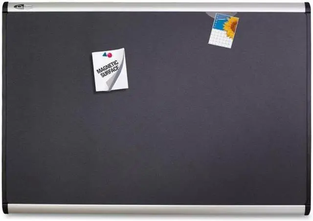 Alt view image 6 of 10 - Quartet Prestige Plus Magnetic Fabric Bulletin Board 72 x 48 Fiberboard/Plastic Frame MB547A