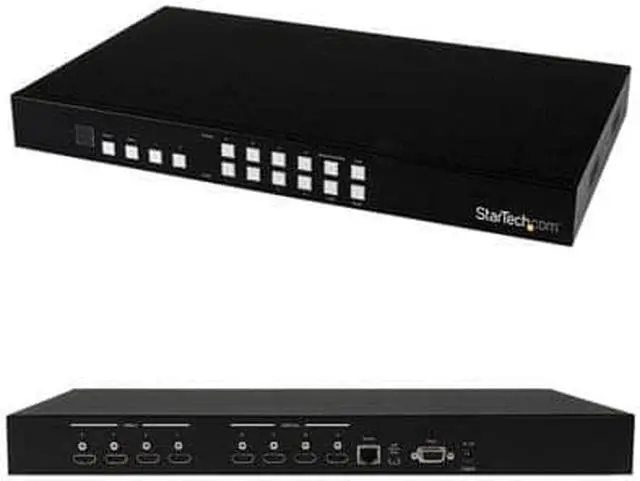 Alt view image 4 of 8 - StarTech.com VS424HDPIP 4x4 HDMI Matrix Switch with Picture-and-Picture Multiviewer or Video Wall