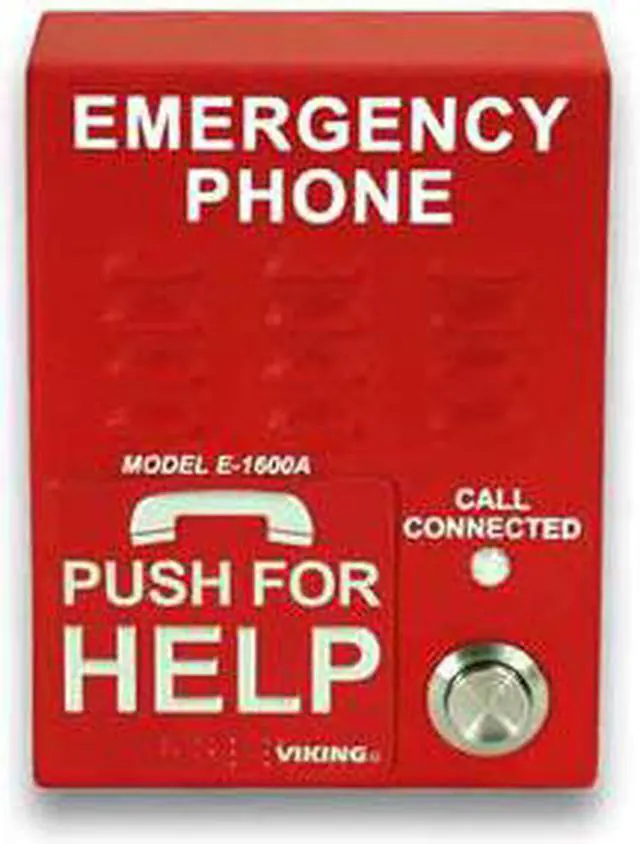 Main image of Viking Electronics - E-1600A-EWP - Viking Electronics E-1600A-EWP Emergency Phone - Surface-mountable for Emergency