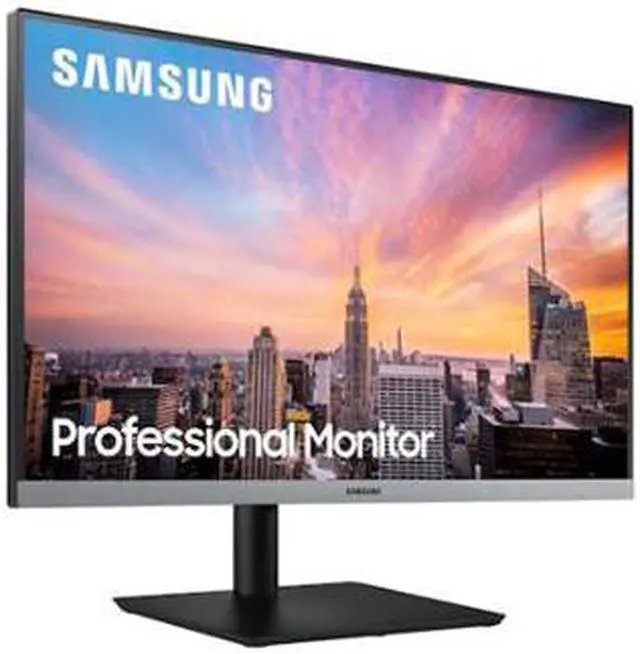 Alt view image 12 of 20 - Samsung SR650 Series 24 inch IPS 1080p 75Hz Computer Monitor for Business with VGA, HDMI, DisplayPort, and USB Hub, 3-Year Warranty (S24R650FDN), Black