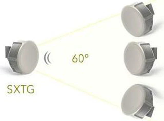 Alt view image 4 of 4 - Mikrotik SXT 2 RBSXTG2HnD Dual Chain Integrated AP/Backbone/CPE with Built-in 10dbi 60 Degree Sector Antenna