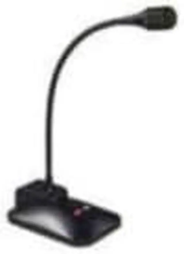 Alt view image 7 of 8 - Bogen - DDU250 - Bogen DDU250 Desktop Microphone - Dynamic - Desktop - 100Hz to 12kHz - Cable - Black