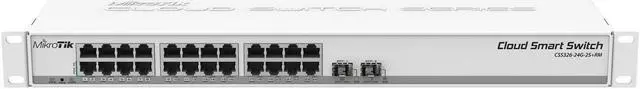 Alt view image 12 of 14 - MikroTik - CSS326-24G-2S+RM - Cloud Smart Switch 326-24G-2S+RM with 24x Gigabit Ethernet ports, 2x SFP+ cages, 1U
