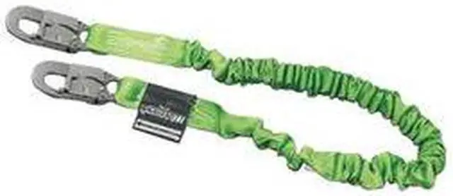 Alt view image 4 of 4 - Manyard® Ii Shock-Absorbing Lanyards, 310 Lb Capacity, Locking Snap Hooks, 1 Leg