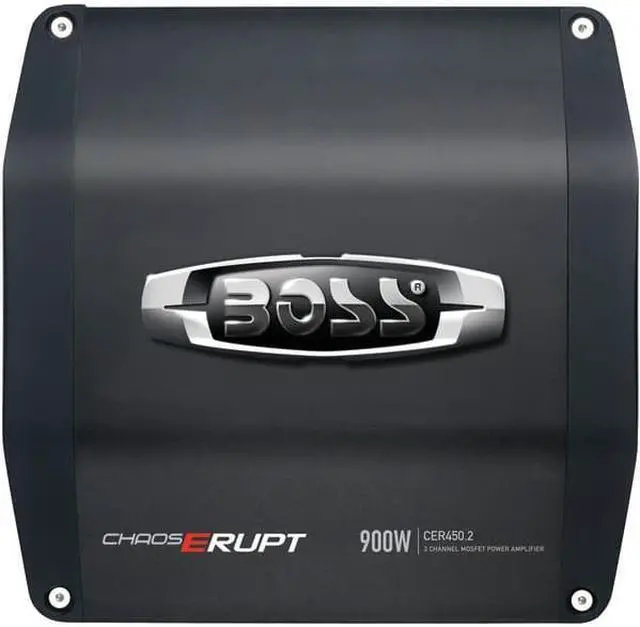Alt view image 6 of 17 - BOSS AUDIO BOS13-CER450.2 CHAOS ERUPT SERIES 900W 2-CHANNEL CAR AUDIO POWER AMP