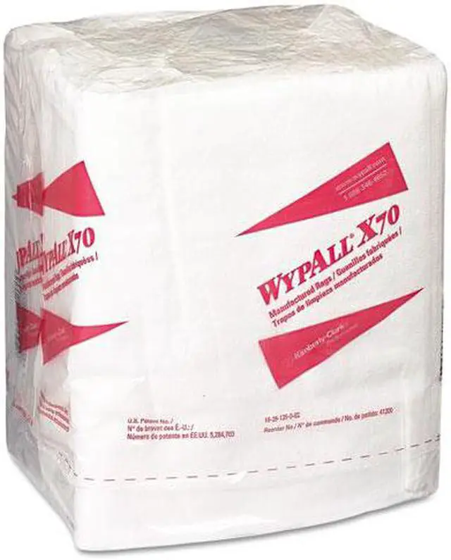 Alt view image 5 of 16 - C-Wypall X70 Rag Rplmt Hydro Wpr 1/4Fld Whi 12/