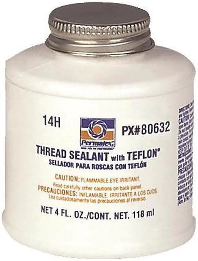 Alt view image 2 of 11 - Permatex 4 oz Thread Sealant With PTFE - White