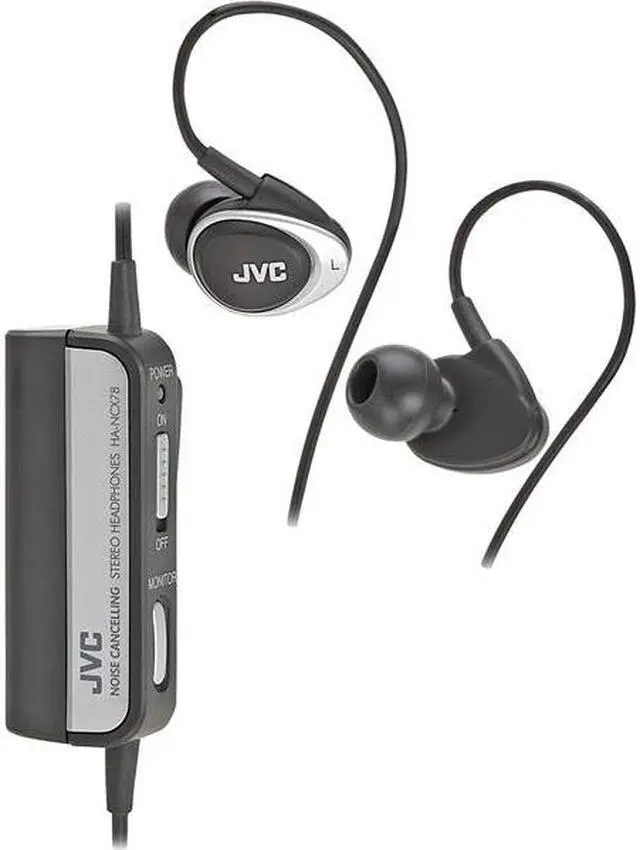 Main image of JVC HA-NCX78 3.5mm Gold-Plated Connector Canal Noise Cancelling Headphone