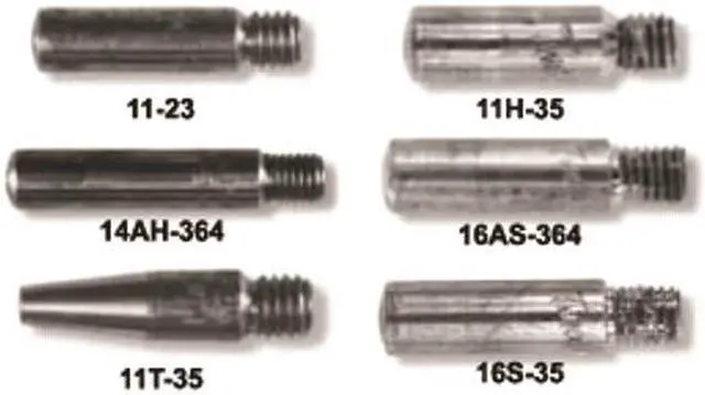 Alt view image 4 of 6 - Tweco Tapered Contact Tips - 1140-1304 SEPTLS35811401304