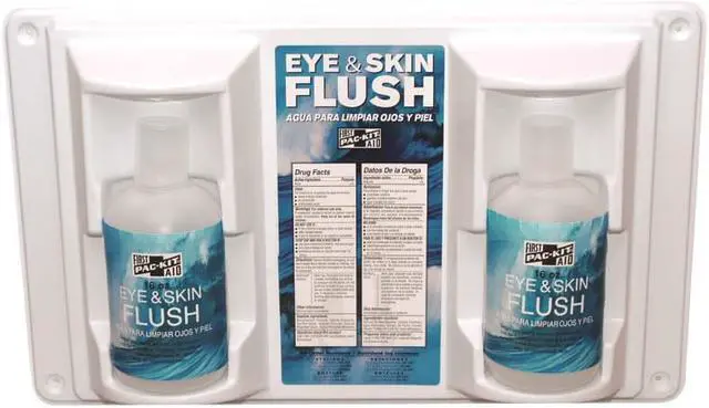 Alt view image 3 of 9 - Emergency Flush Station, 16 Ounce Bottles, Double 1 EA