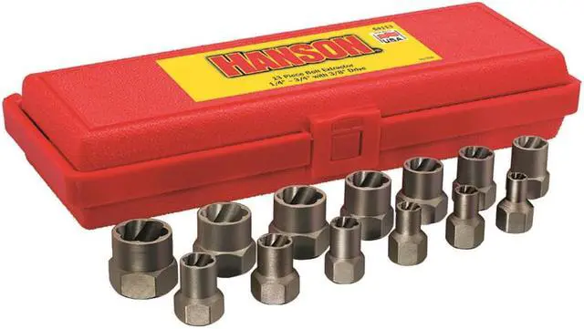 Alt view image 4 of 11 - Irwin 585-54113 13 Piece Bolt Extractorset 1-4-3-4 Inch W-3-8 Inch Drv