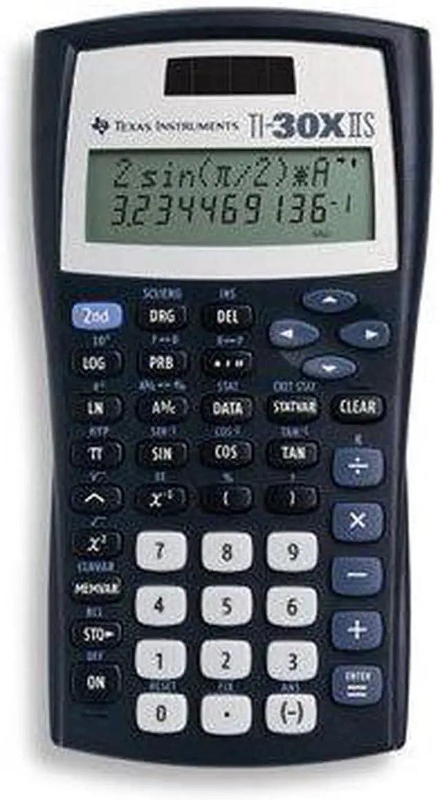 Alt view image 3 of 15 - Texas Instruments TI-30X IIS Scientific Calculator - 2 Line(s) - LCD - Battery/Solar Powered