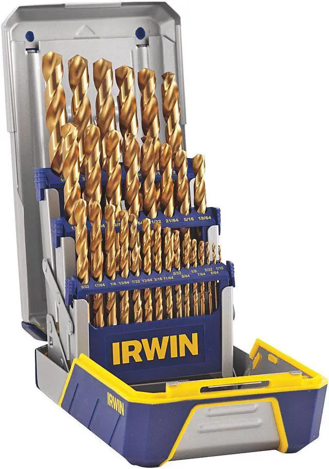 Alt view image 6 of 11 - Irwin Hanson 3018002 29-Piece Cobalt M-35 Metal Index Drill Bit Set