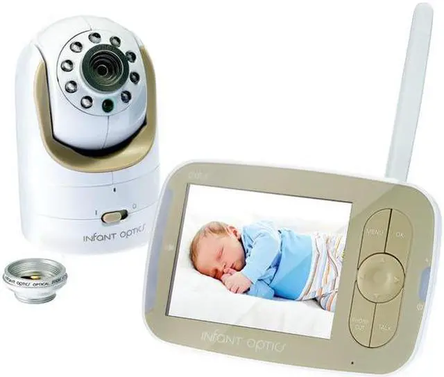 Alt view image 5 of 20 - Infant Optics DXR-8 Pan/Tilt/Zoom 3.5" Video Baby Monitor With Interchangeable Optical Lens