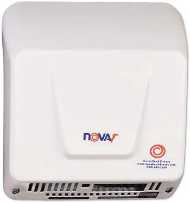 Main image of World Dryer 083000000 NOVA 1 - Universal Voltage, White, Economical & ADA Hand Dryers