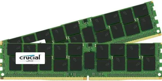 Alt view image 3 of 3 - Crucial 16GB (2 x 8GB) ECC Registered DDR4 2133 (PC4 17000) Server Memory Model CT2K8G4RFD8213