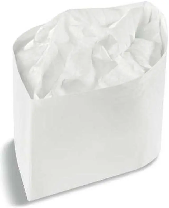 Alt view image 2 of 4 - Classy Cap Crepe Paper White Adjustable One Size 100 Caps/Pk 10 Pks/Carton