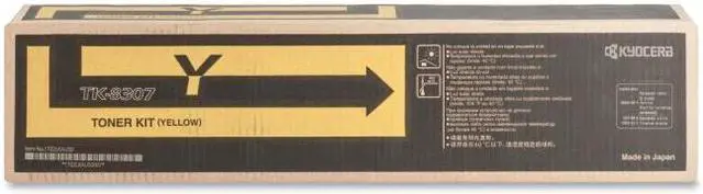 Main image of Kyocera - TK8307Y - Kyocera Original Toner Cartridge - Yellow - Laser - 15000 Pages - 1 Each