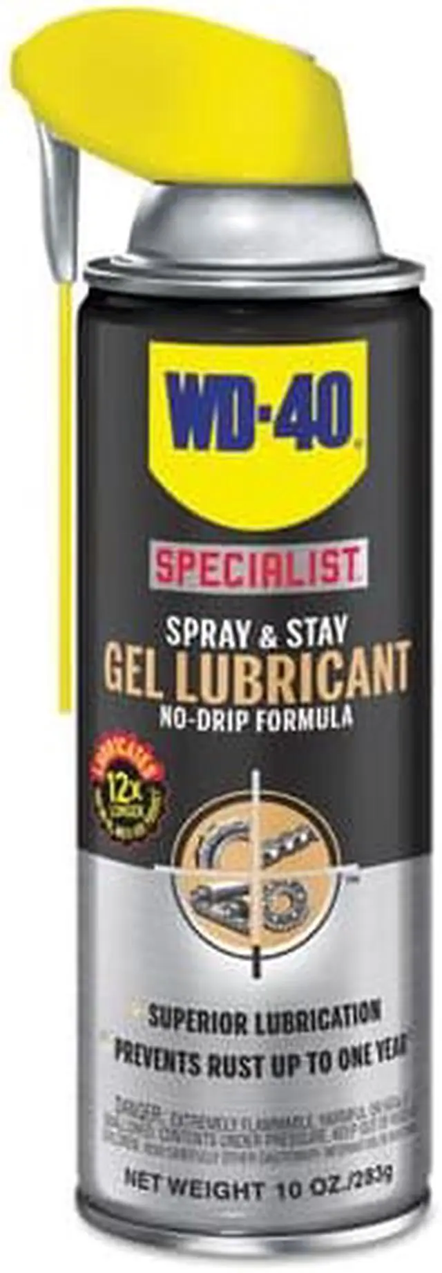 Alt view image 3 of 16 - WD-40 Specialist Spray & Stay Gel 10 oz Aerosol Can 300103EA