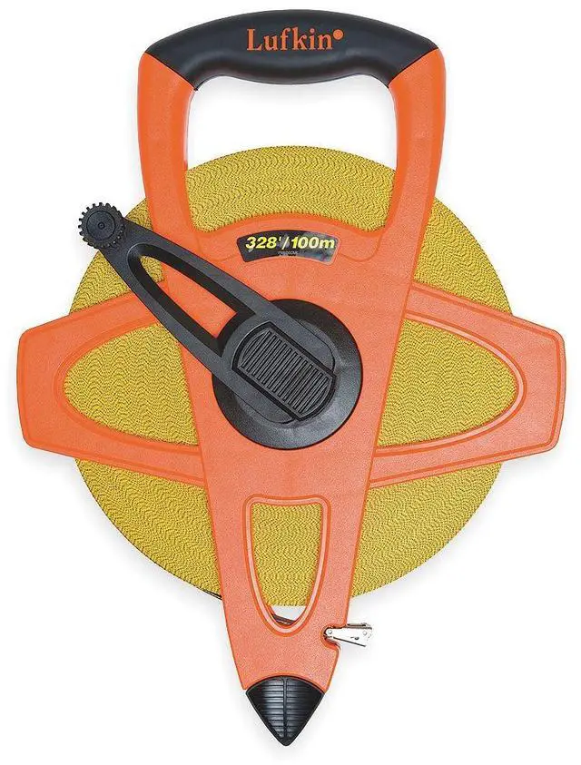Main image of Fiberglass 328 ft. SAE/Metric Long Tape Measure