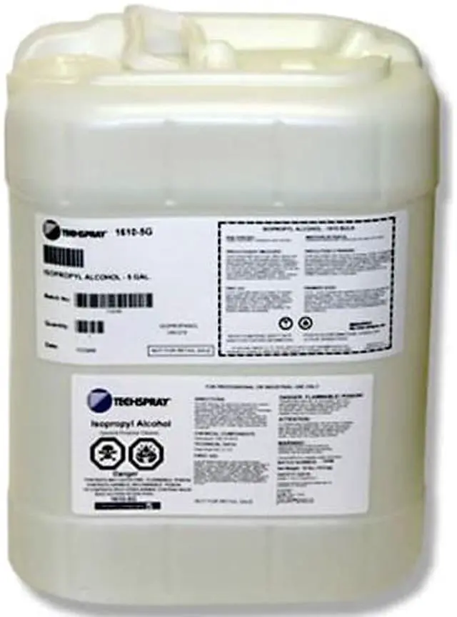 Alt view image 2 of 3 - TECHSPRAY 1610-5G Isopropyl Alcohol,5 gal.