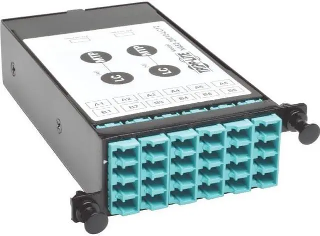 Alt view image 3 of 8 - 24-FIBER PATCH PANEL MTP/MPO TO X12 LC 10GB BREAKOUT CASSETTE