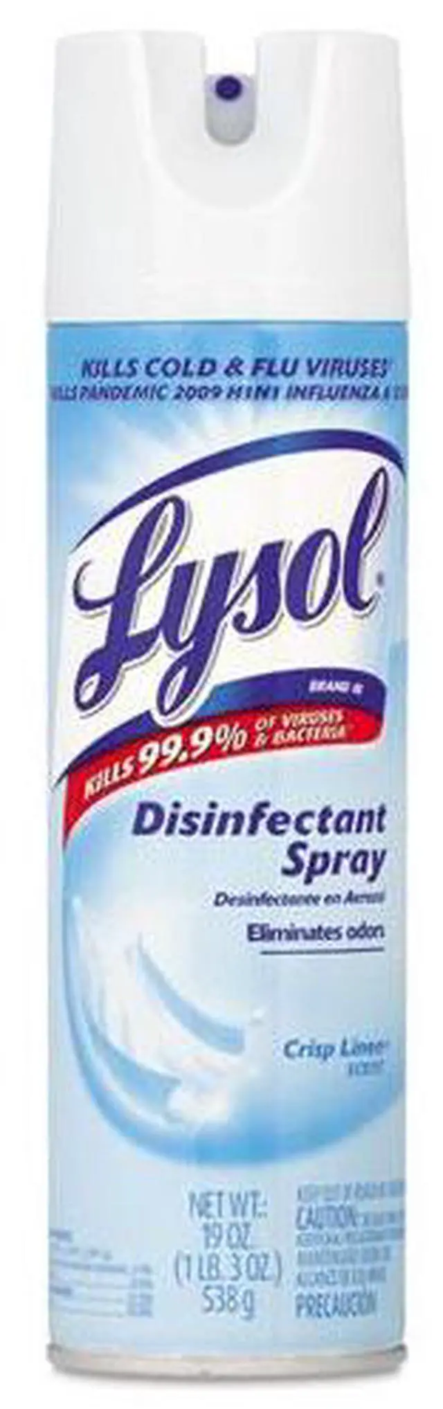 Alt view image 7 of 20 - Lysol Disinfectant Spray Crisp Linen Scent 19oz Aerosol 79329
