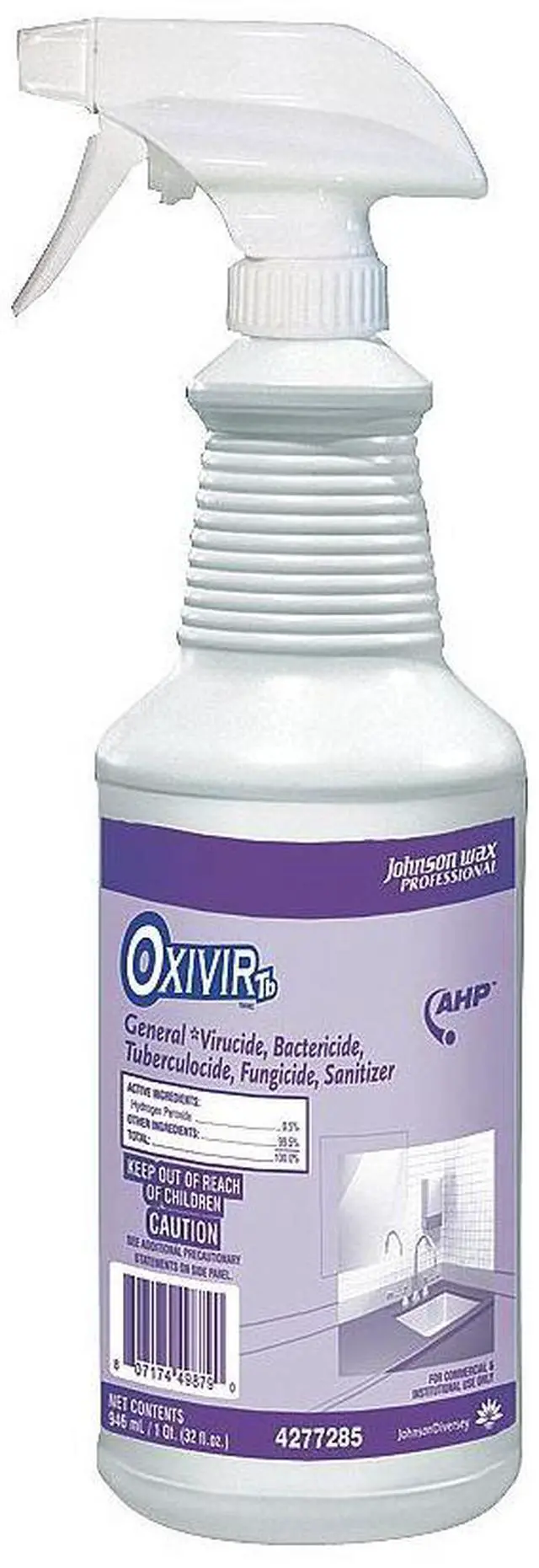 Alt view image 2 of 4 - Diversey 4277285 Oxivir Tb One-Step Disinfectant Cleaner